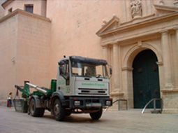 Contenedores Costablanca transporte de residuos